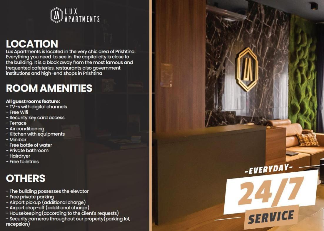 Lux Apartments Prishtine Bagian luar foto